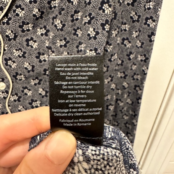 Rouje Tilda Dress, size 4, French 36, navy blue - Picture 8 of 8